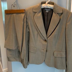 Ann Taylor pinstripe suit